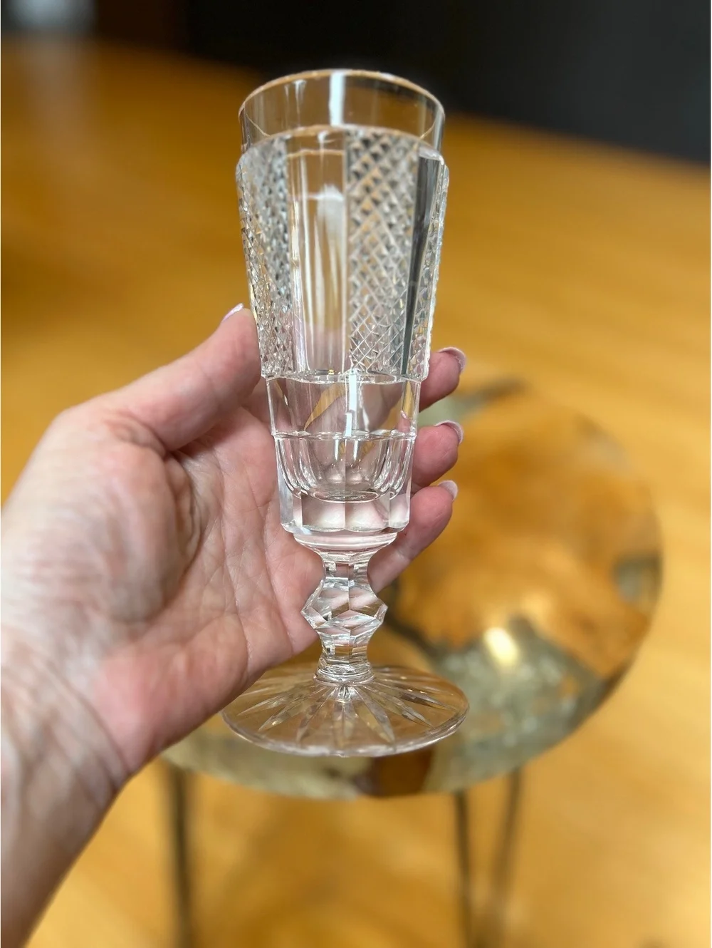 Waterford Crystal Ireland Hibernia Fluted Champagne Glass